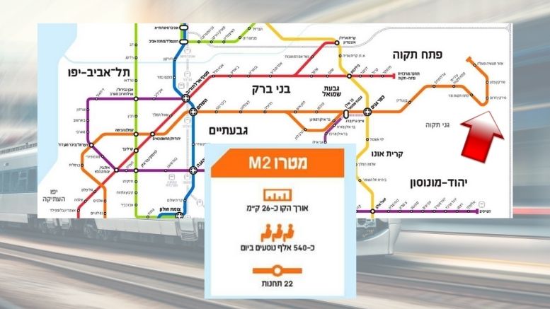 קו מטרו M2, שאמור לעבור בשכונות סירקין