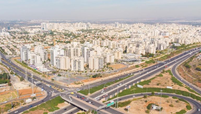 פתח תקווה מלמעלה