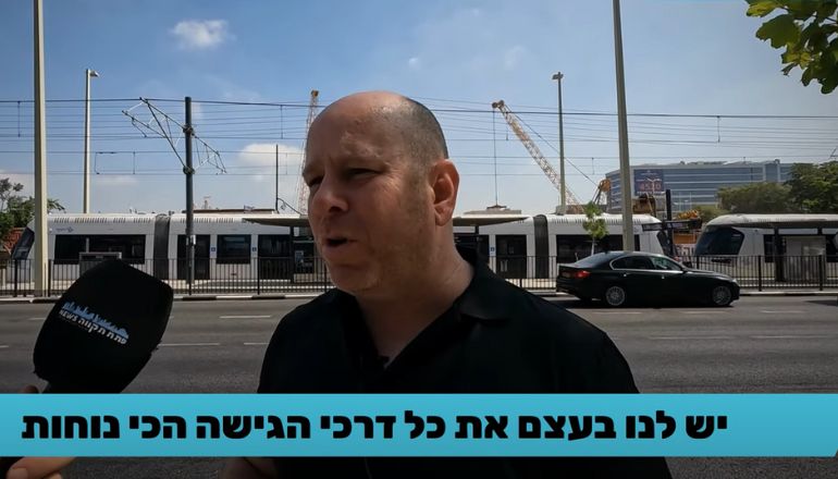 ניב רום, מנכ"ל כנען, על רקע הרכבת הקלה הנוסעת (בינתיים רק "בטסטים")