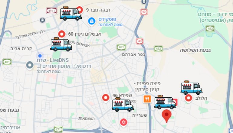 פוד טראק פתח תקווה