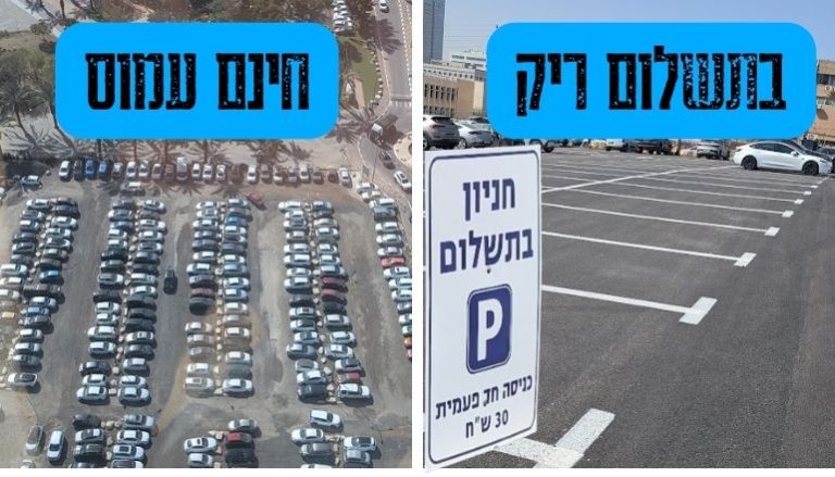 חניון בזל פתח תקווה