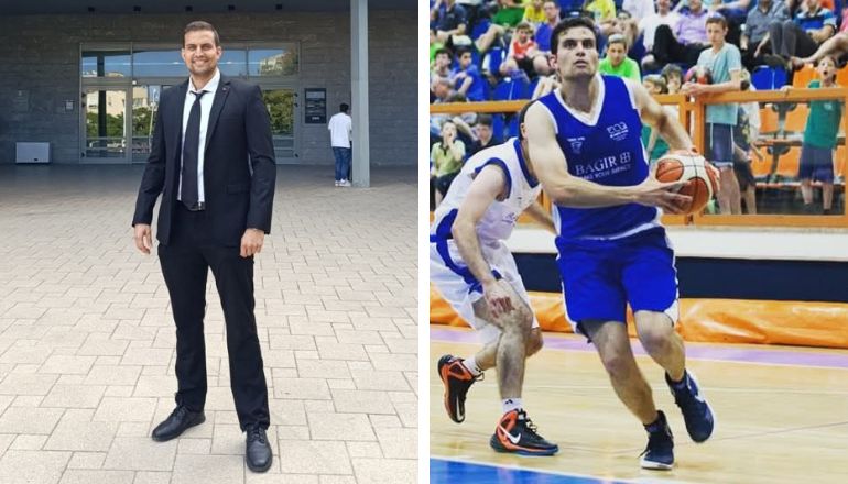 עו"ד ניב עברי מאולם הכדורסל לאולם המשפט