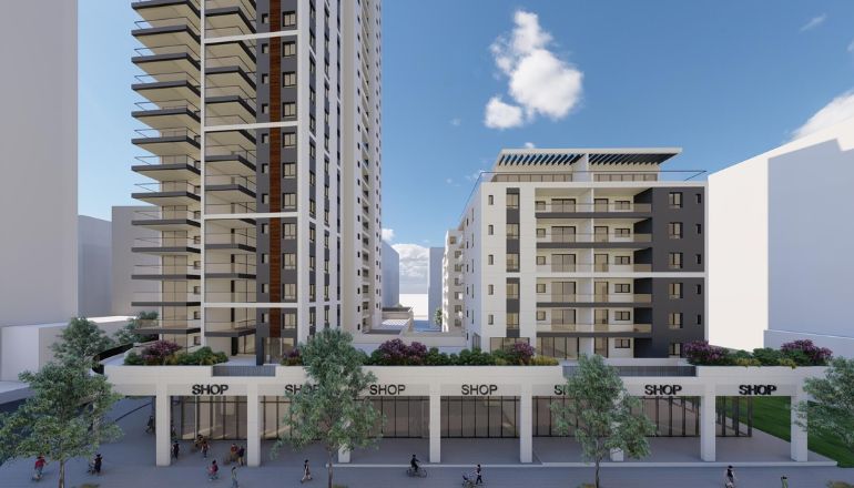 הדמיה של פרויקט סירקין של גרופית בשכונת צמרת פתח תקווה