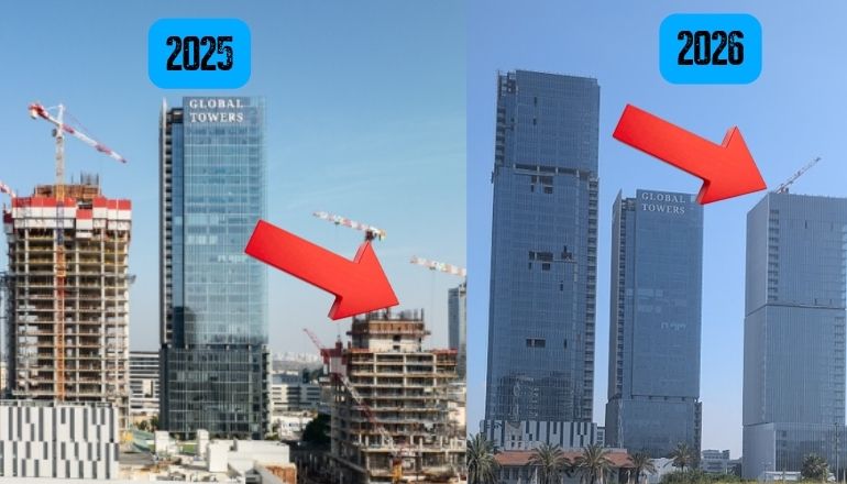 מגדל המשרדים של רבוע כחול פתח תקווה