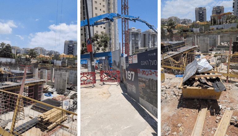 וגה בעיצומה של בנייה