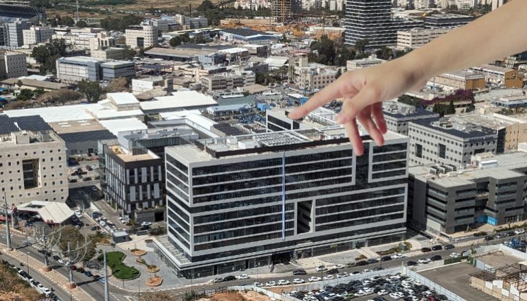מיקום הנכס במטרו פארק פתח תקווה